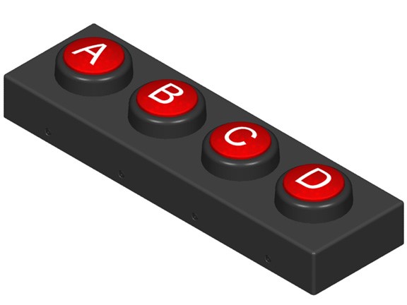 Multiple-choice Quiz Button